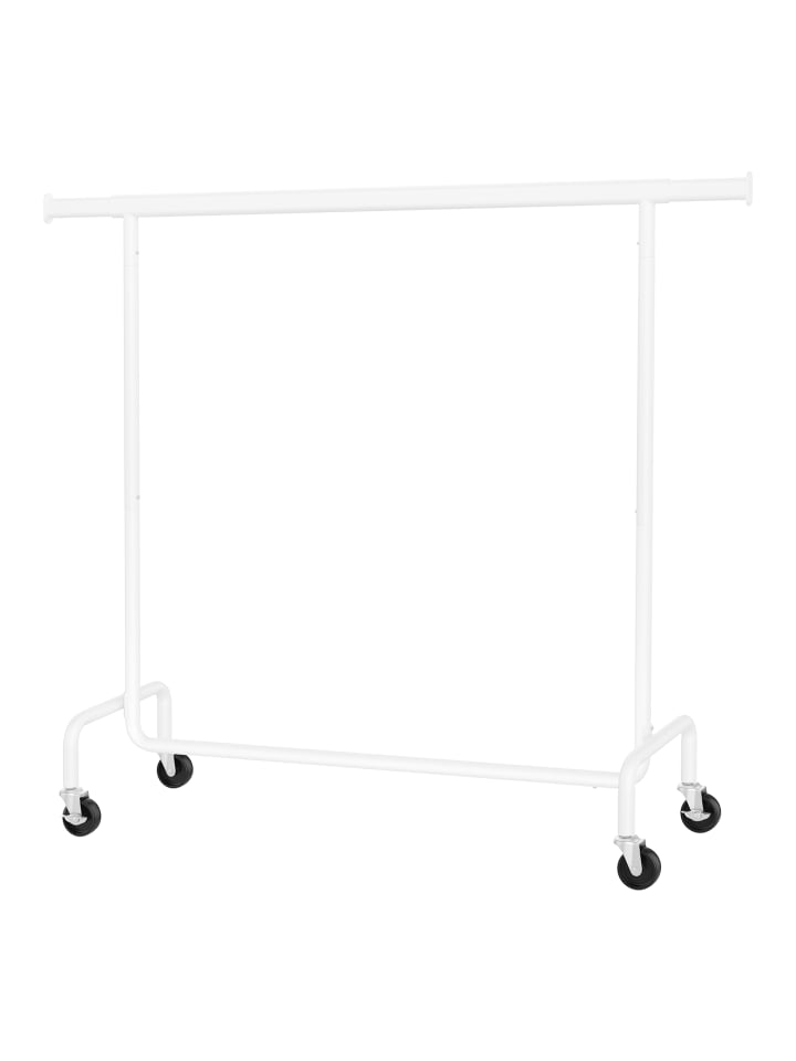 Kleiderständer Pataye in Mattweiß - (B)45 x (H)162.9 x (T)150 cm