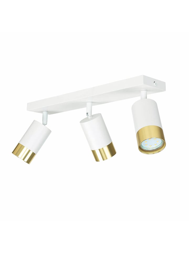 Spot Strahler (B)39.5 x (L)7.4 x (H)16 cm in Weiß Gold