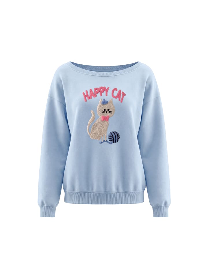 Women Sweatshirt in Light Blue
