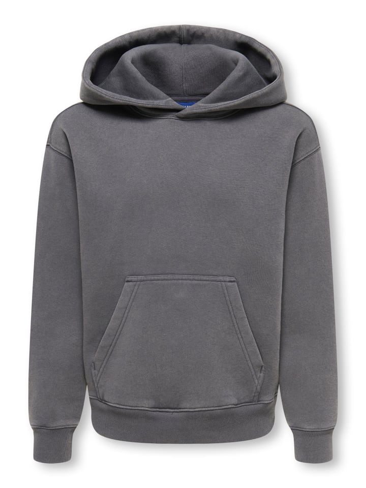 Kapuzenpullover in Grey Pinstripe