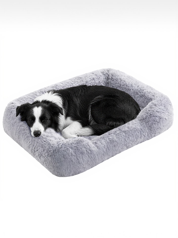 Hundebett Bobbee in Ombré-Grau - (B)91 x (H)18 x (T)68 cm