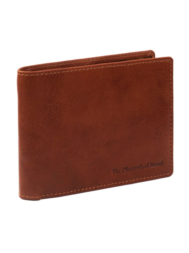 Harlem Geldbörse RFID Schutz Leder 12.5 cm cognac