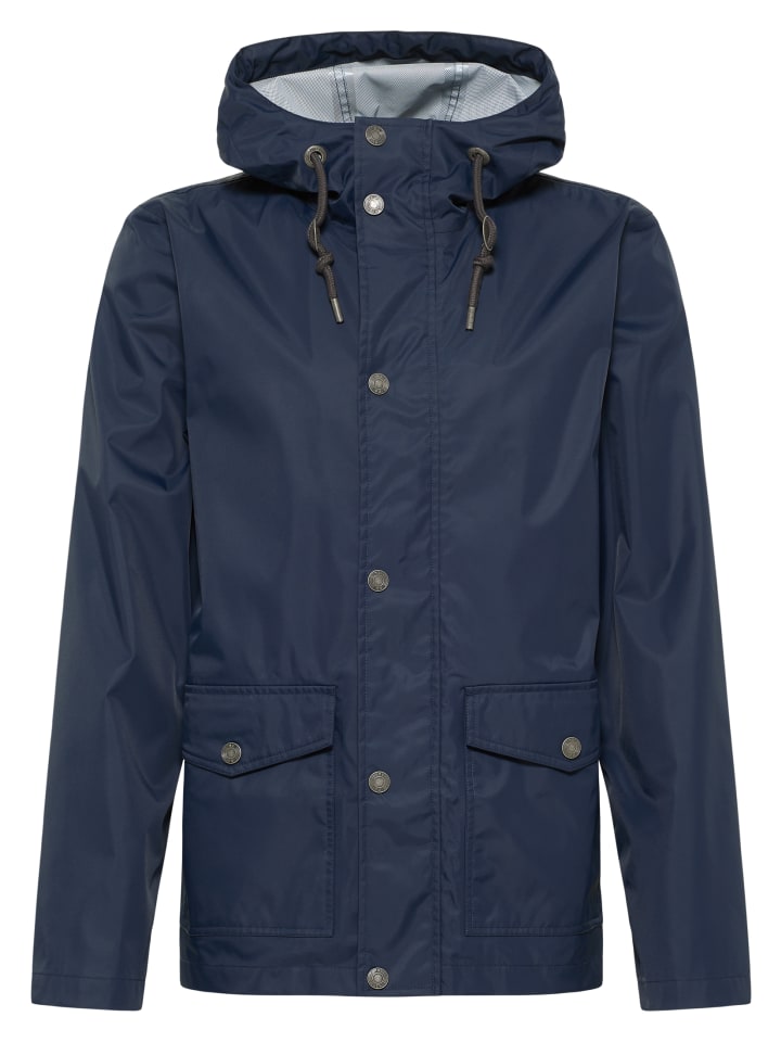 Herren Regenjacke Mit Innenprint in Marine