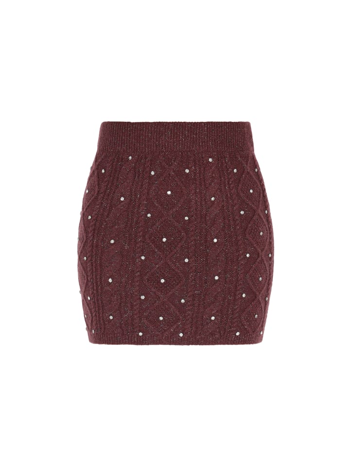 Women Skirt in burgundy