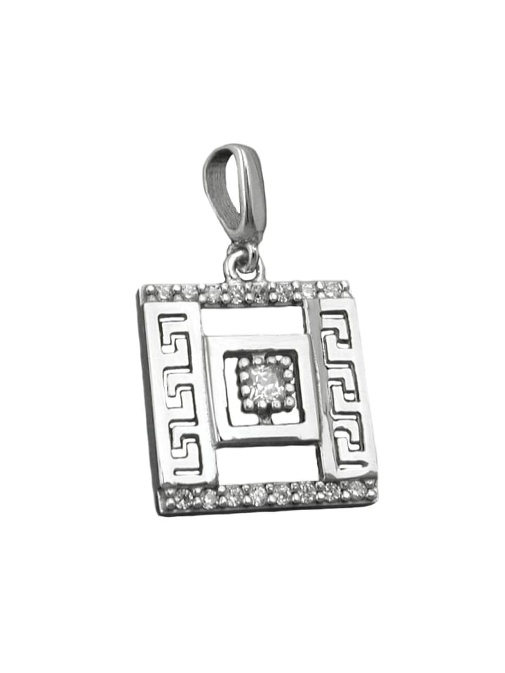 Anhänger 12x12mm Silber 925 in silber