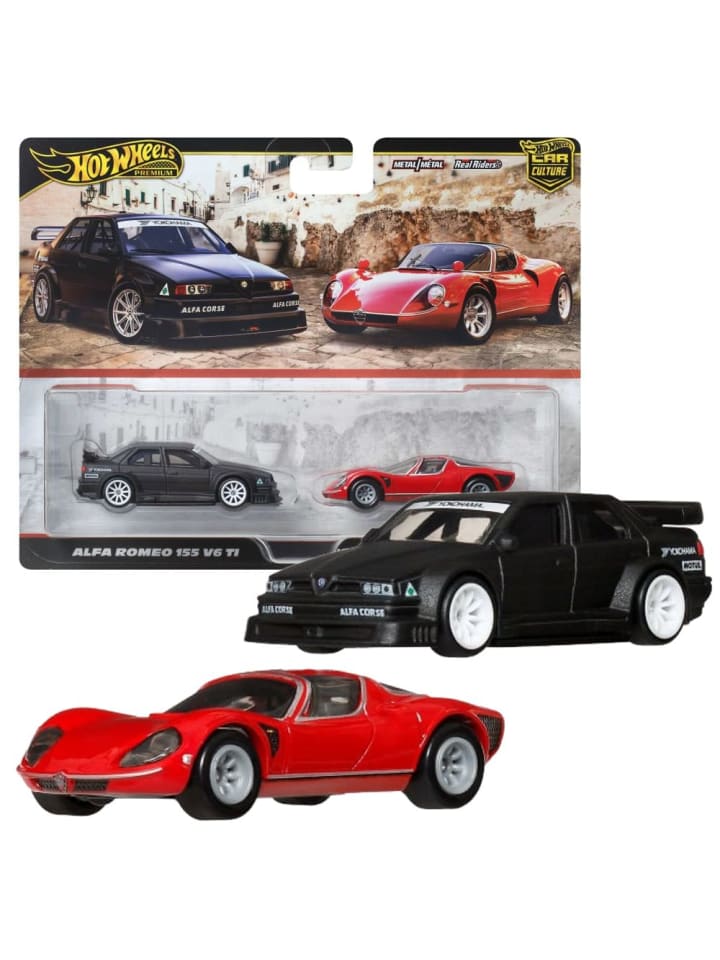 Alfa Romeo 155 V6 TI & Alfa Romeo 33 | Hot Wheels Premium Fahrzeuge