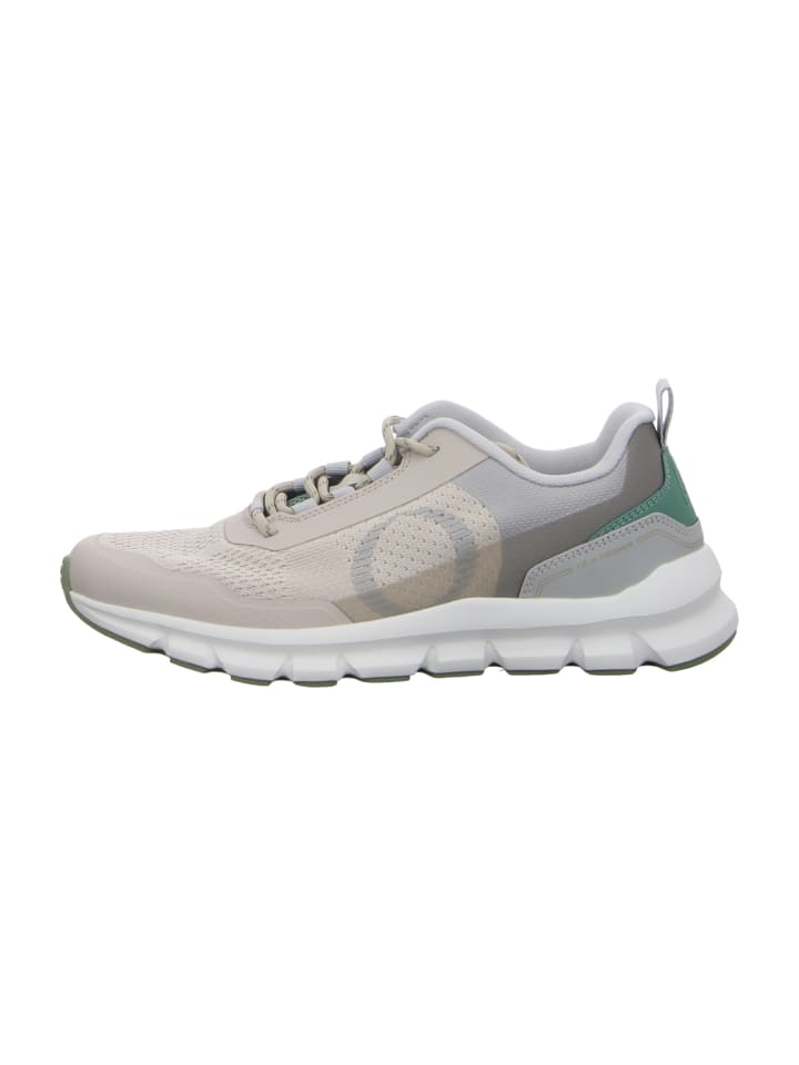 Sportliche Schnürschuhe in Beige