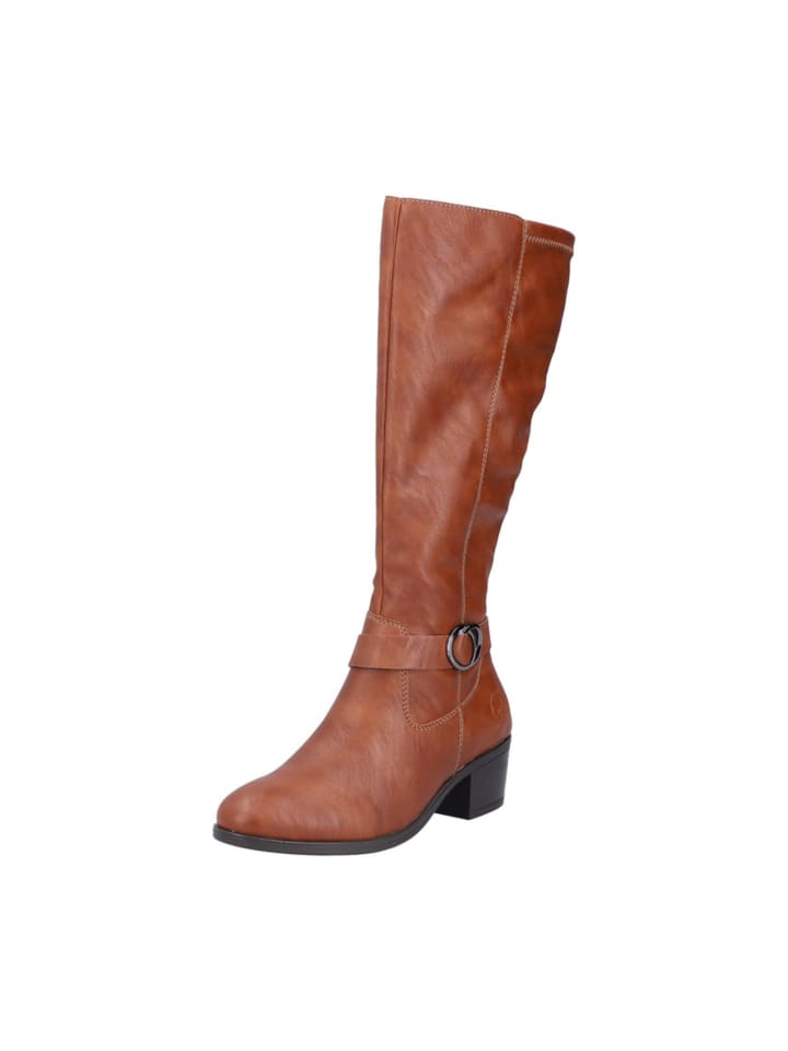 Weitschaftstiefel in Braun
