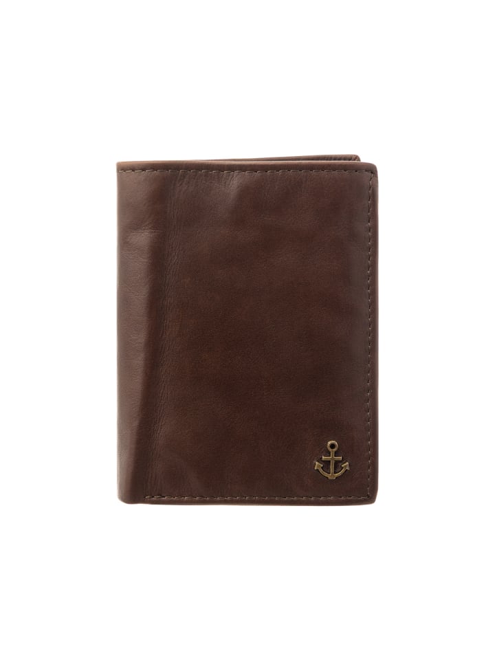 SL.14528 wallet style Magnus Geldbörse Leder Hochformat in brown
