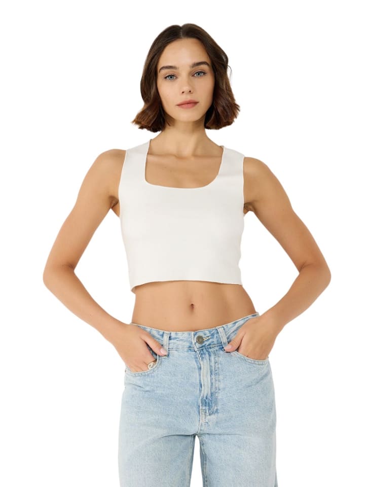 Blouse in Ecru