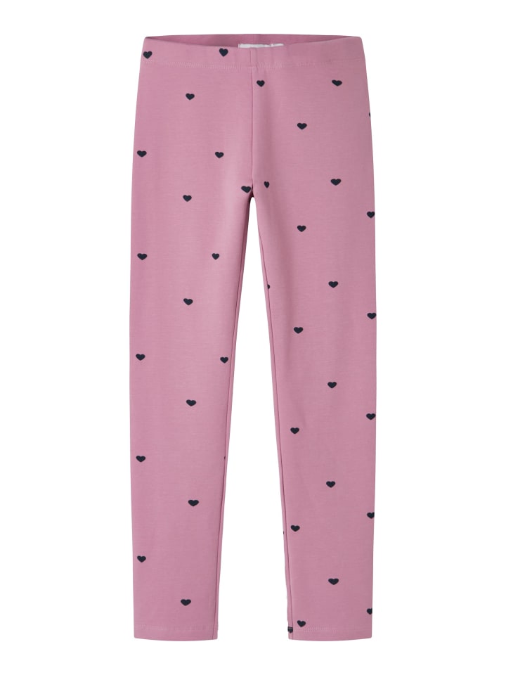 Sweateggings NKFDAVINA AOP SWE LEGGING BRU in mauve orchid