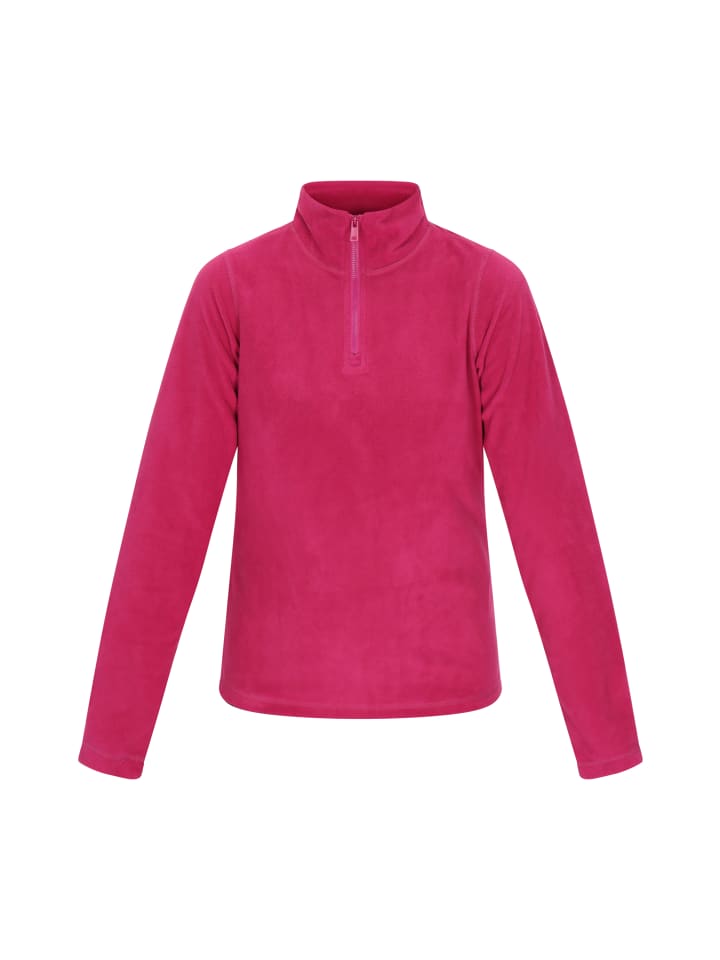 Women Fleece Pullover in Fuchsia