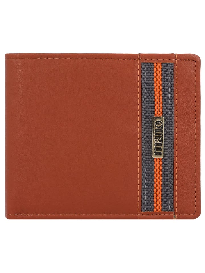 Don Leonardo Geldbörse RFID Leder 11,5 cm cognac