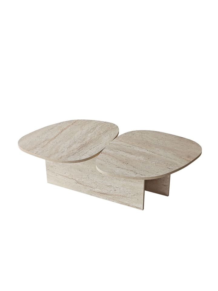 Couchtisch CÉLESTE in Travertin - (W)125  x (H)38  x (L)60 cm