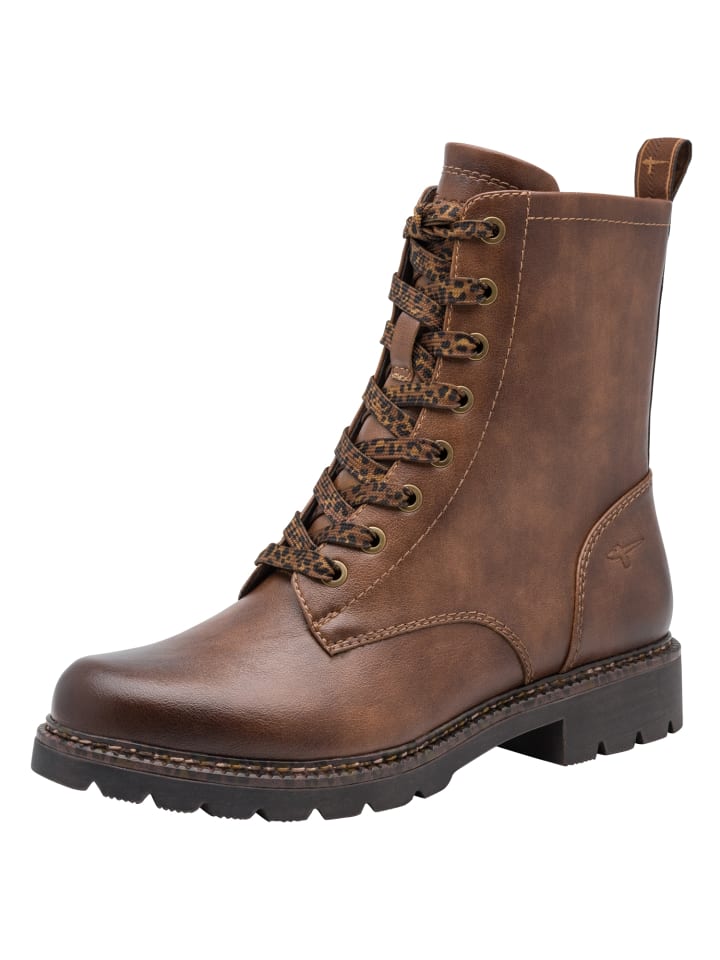 Stiefelette in cognac