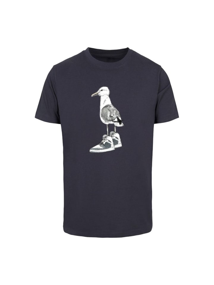 T-Shirt "Seagull Sneakers Tee" in Blau