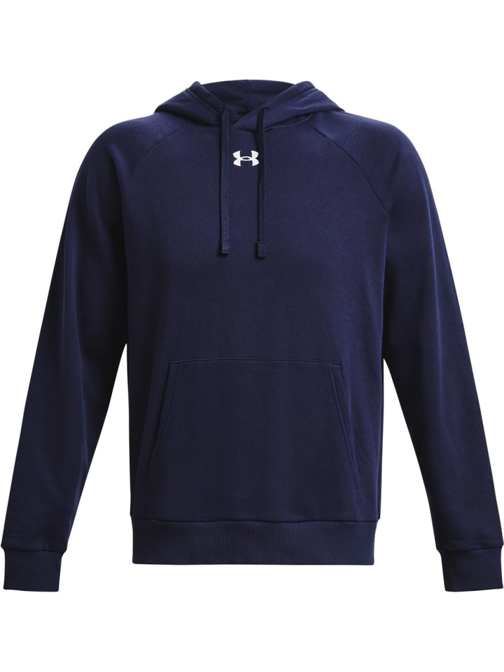 Hoodie "UA Rival Fleece Hoodie" in Blau
