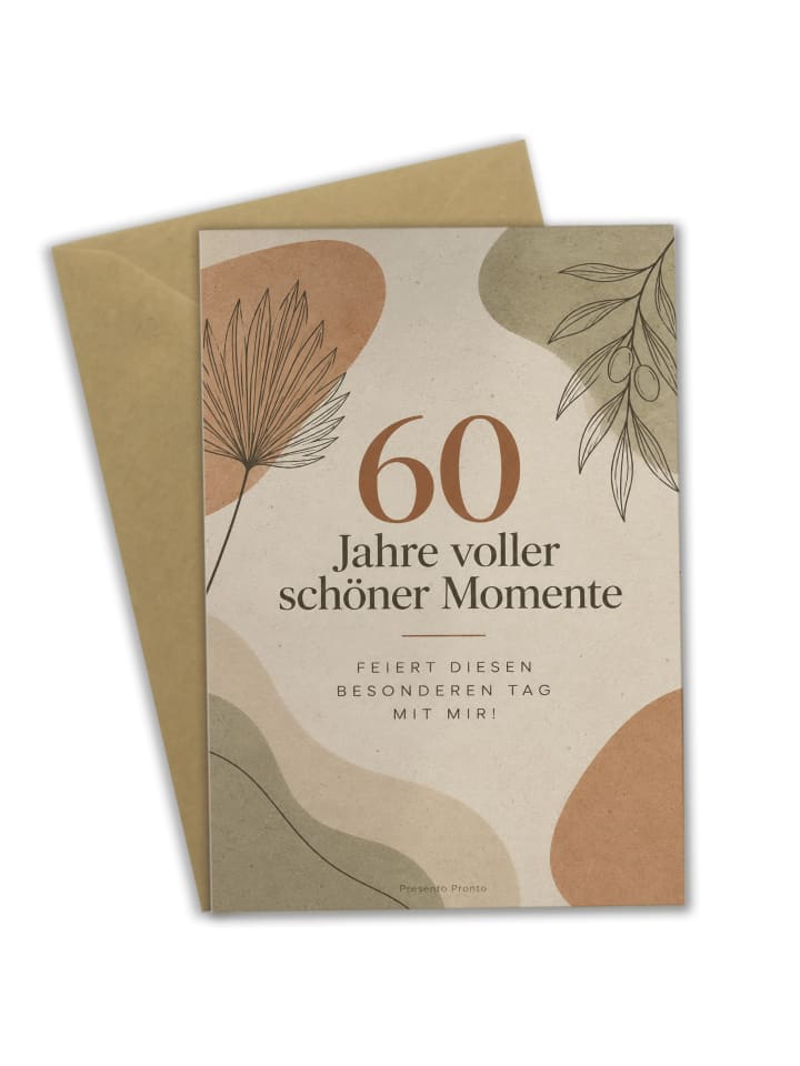 Glückwunschkarte Geburtstag Einladungskarte min... in Weiß
