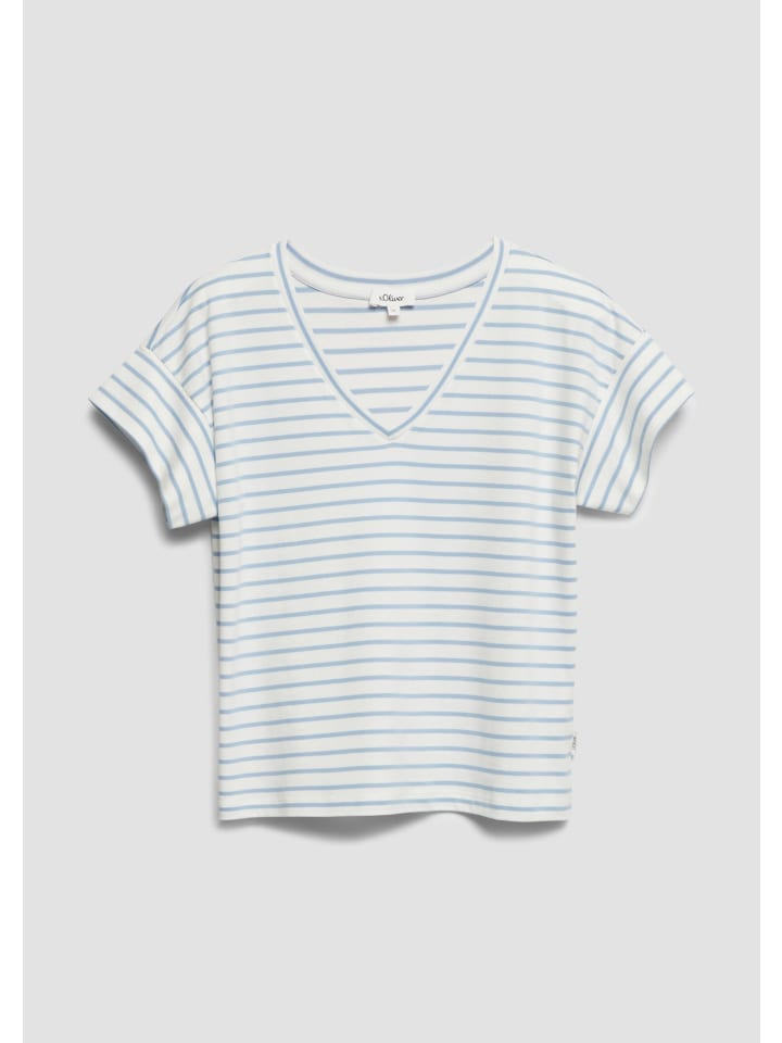 T-Shirt in 50G5_hellblau