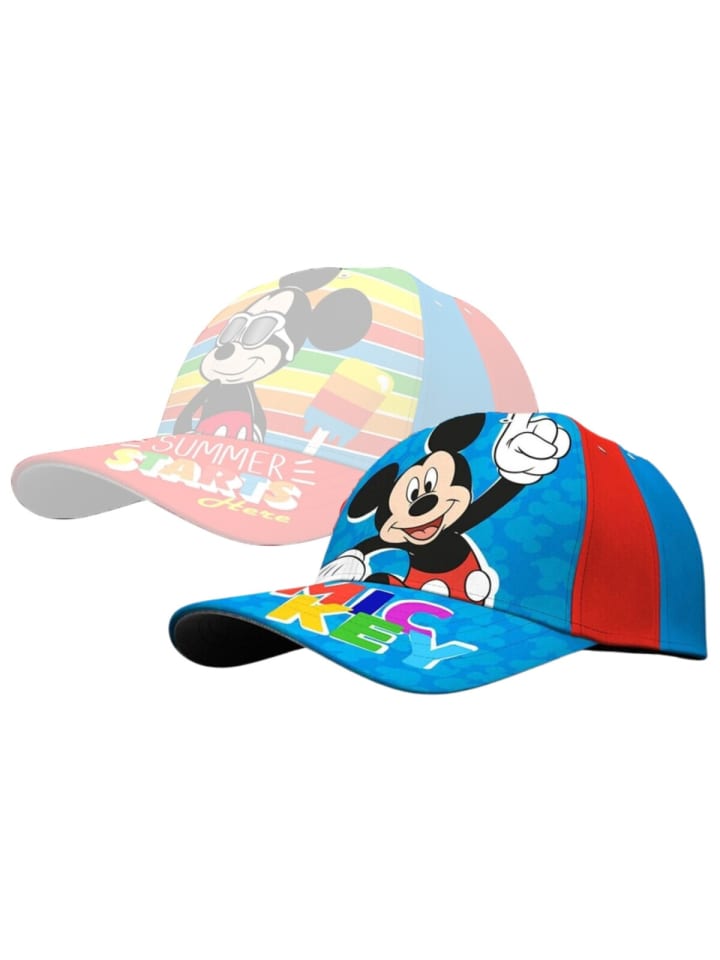 Klassische Disney Kappe aus 100% Baumwolle, Verstellbar in Mehrfarbig