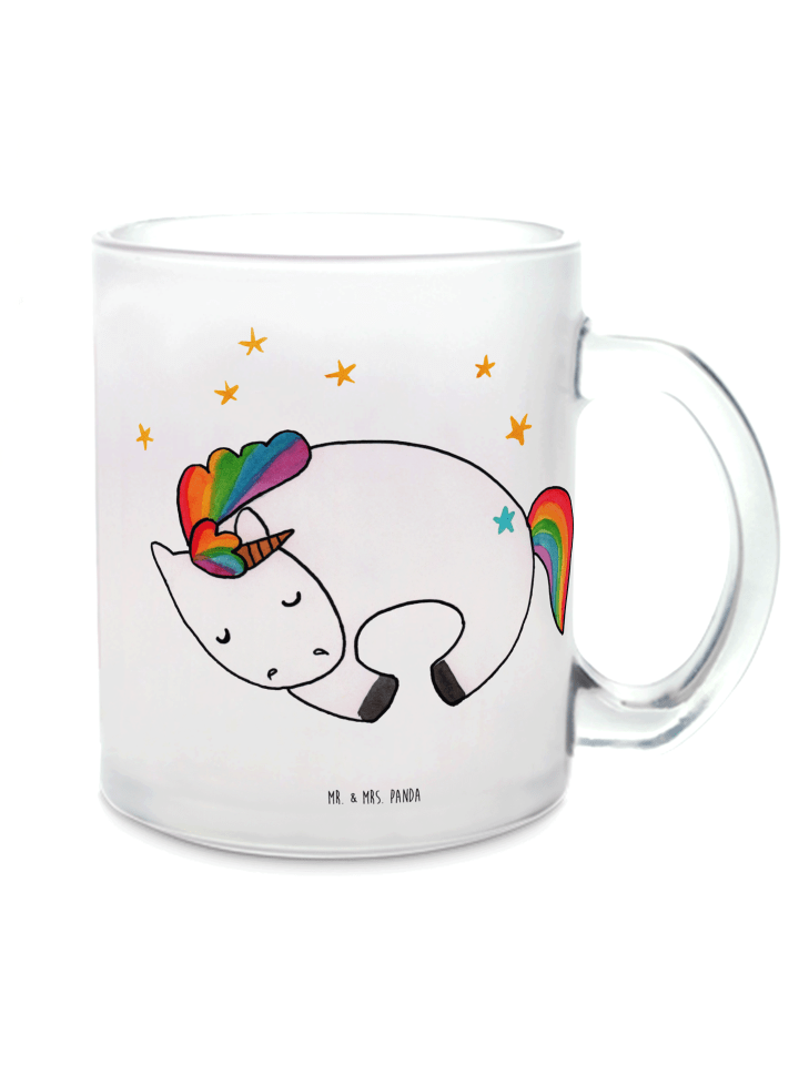 Tasse Einhorn Nacht ohne Spruch in Transparent