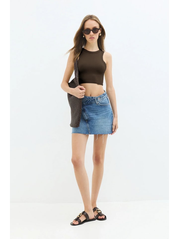 Blouse in Braun