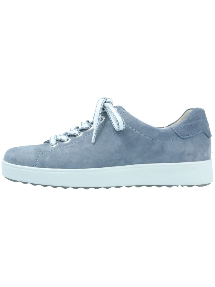 Komfort Schnürschuh in blau