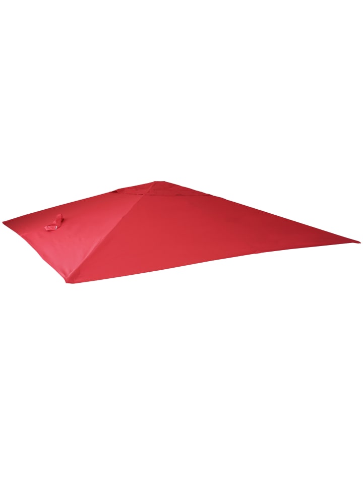 Bezug für Luxus-Ampelschirm A96, Rot