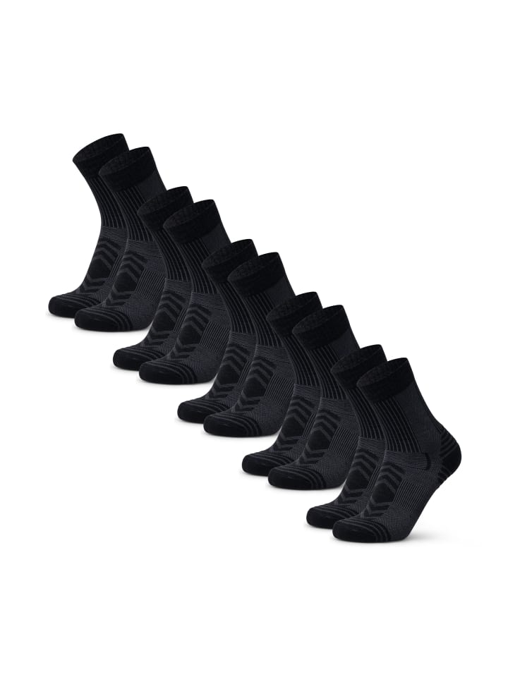 Socken Light Hiking Crew in schwarz