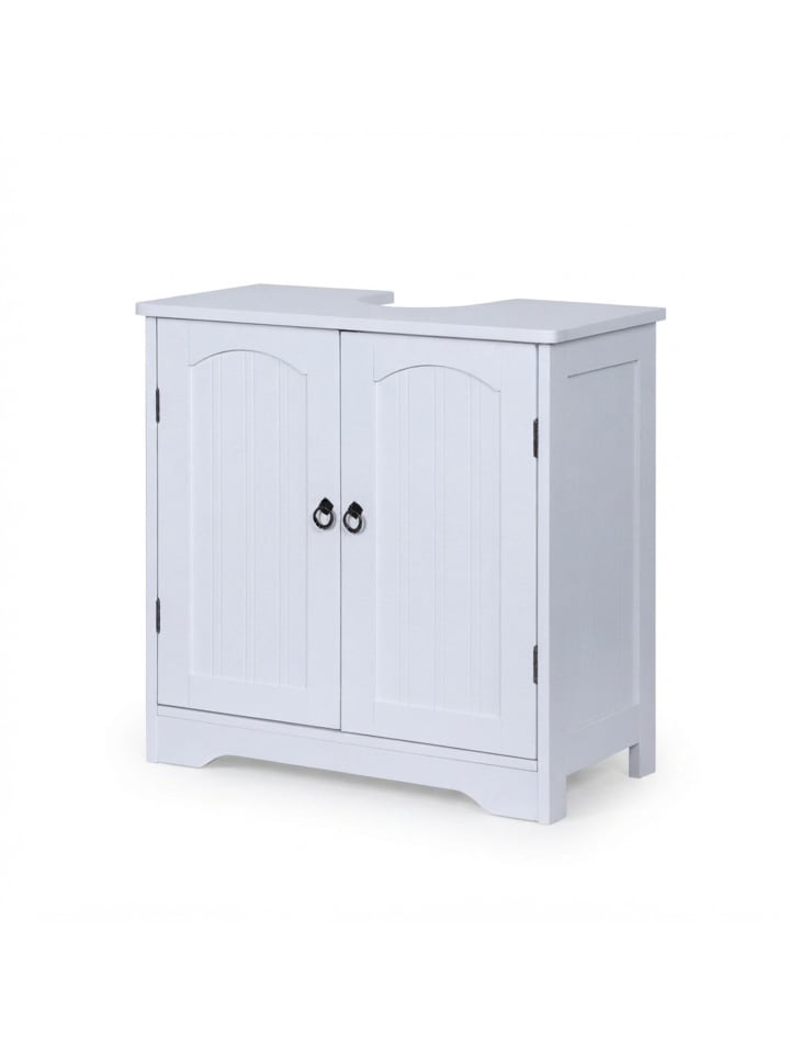 Waschbeckenunterschrank in Weiß - (B)60 x (H)60 x (T)30 cm