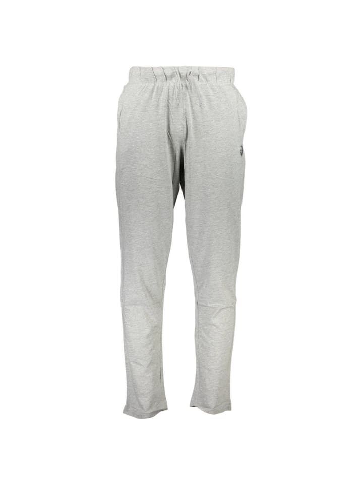 Grau Baumwolle Herren Jogging Hose