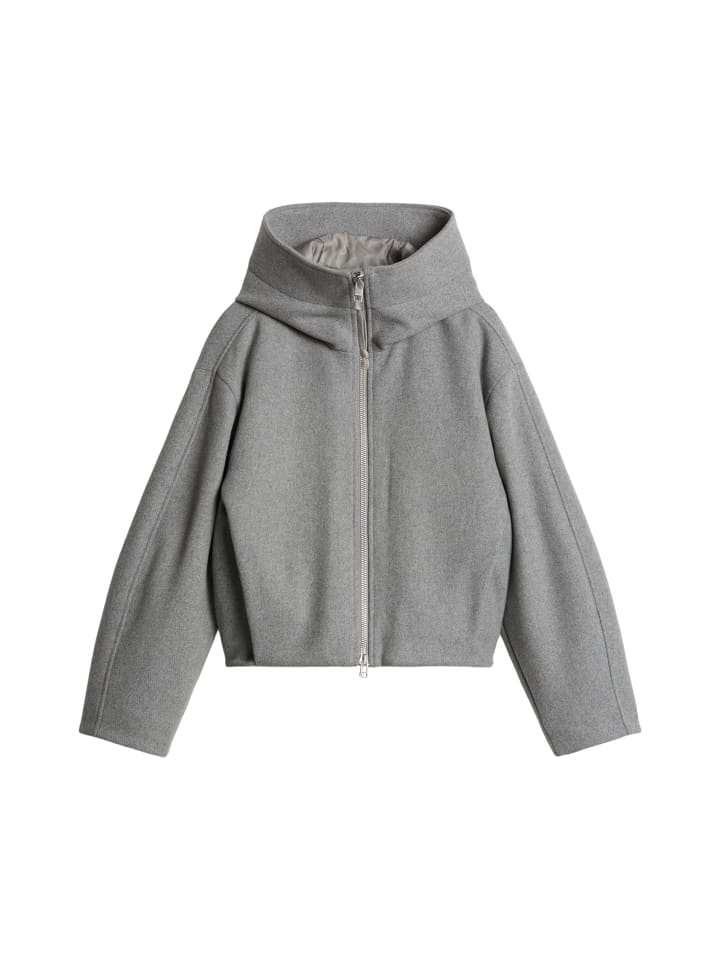 Kapuzenjacke regular in Stone Melange