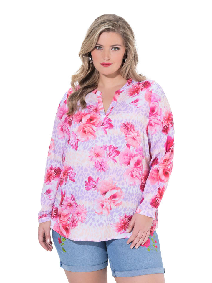 Bluse in flieder