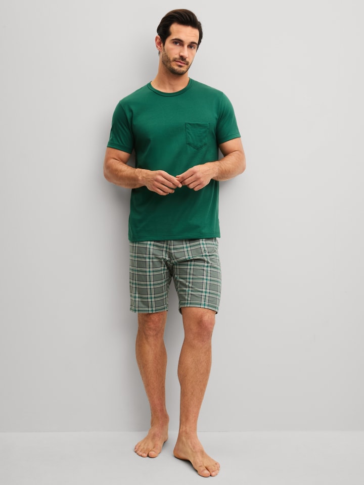 Pyjama in forest green