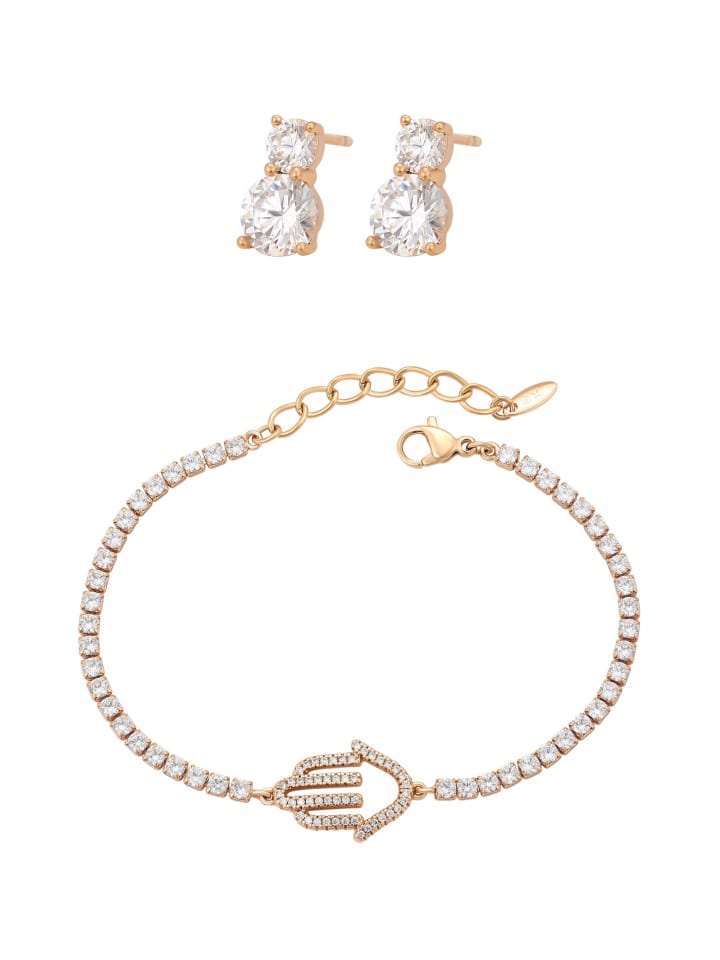 Women Jewelry Set in gold