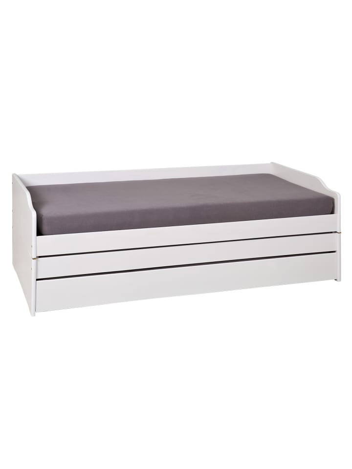 Bett Lotved Weiß 97 x 209 cm