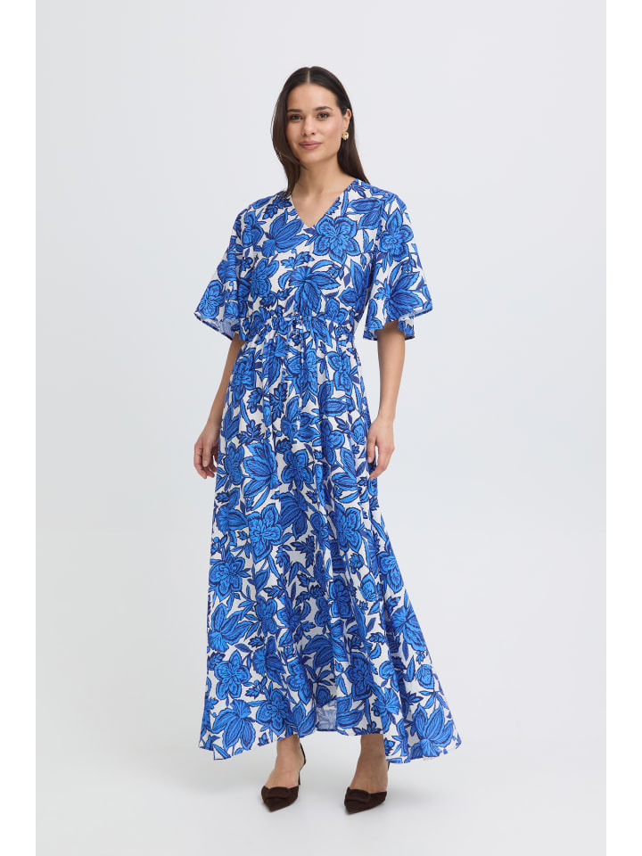 Casual BYIKAIA Loose fit in NEBULAS BLUE FLOWER
