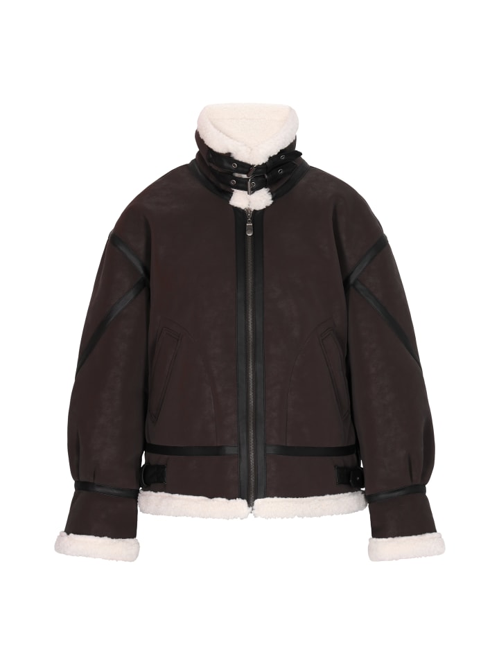 Damen Jacke in Dunkelbraun