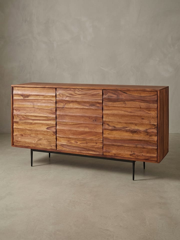 Sideboard WL5.635 Massivholz 150x81x41 cm Landhaus Kommode,