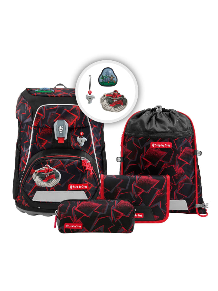Fit Schulranzen-Set 5-teilig Ninja Yuma