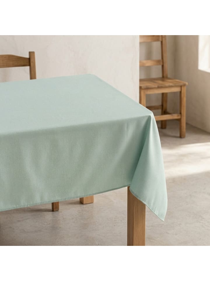 Tischdecke "Fons" in Aquamarin
