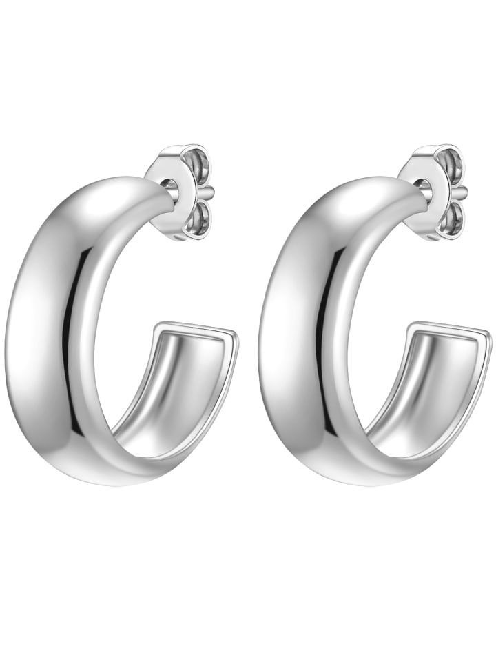 Creolen aus Sterling Silber in silber