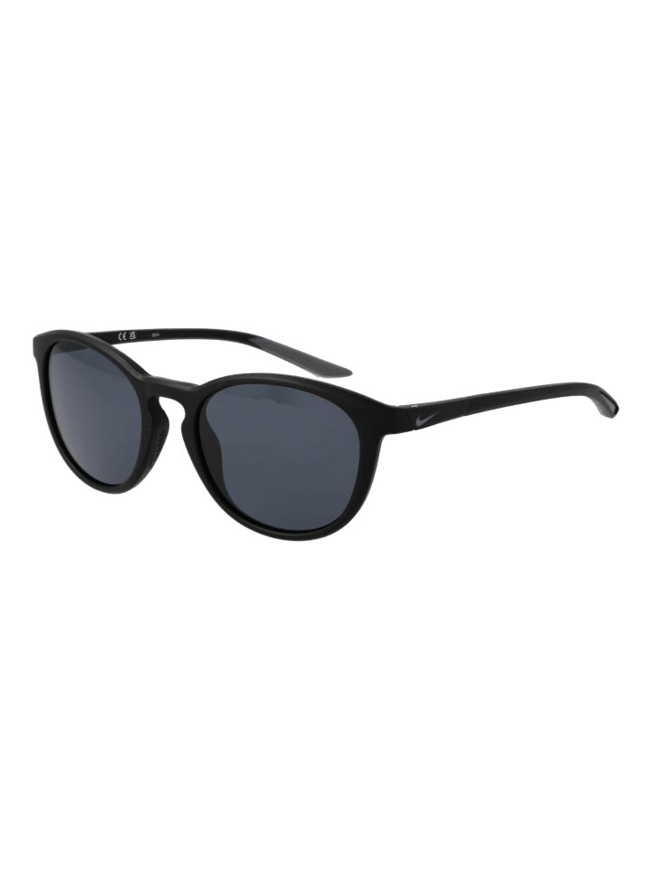 Unisex Sonnenbrille Rund Schwarz