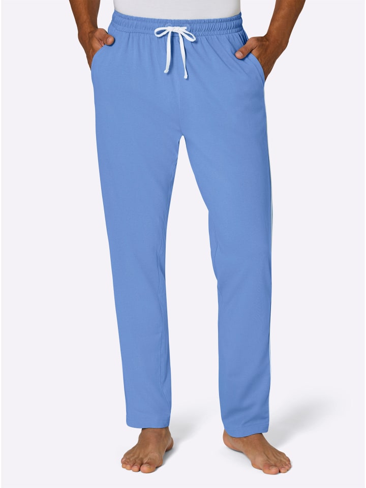 Hose lang in mittelblau