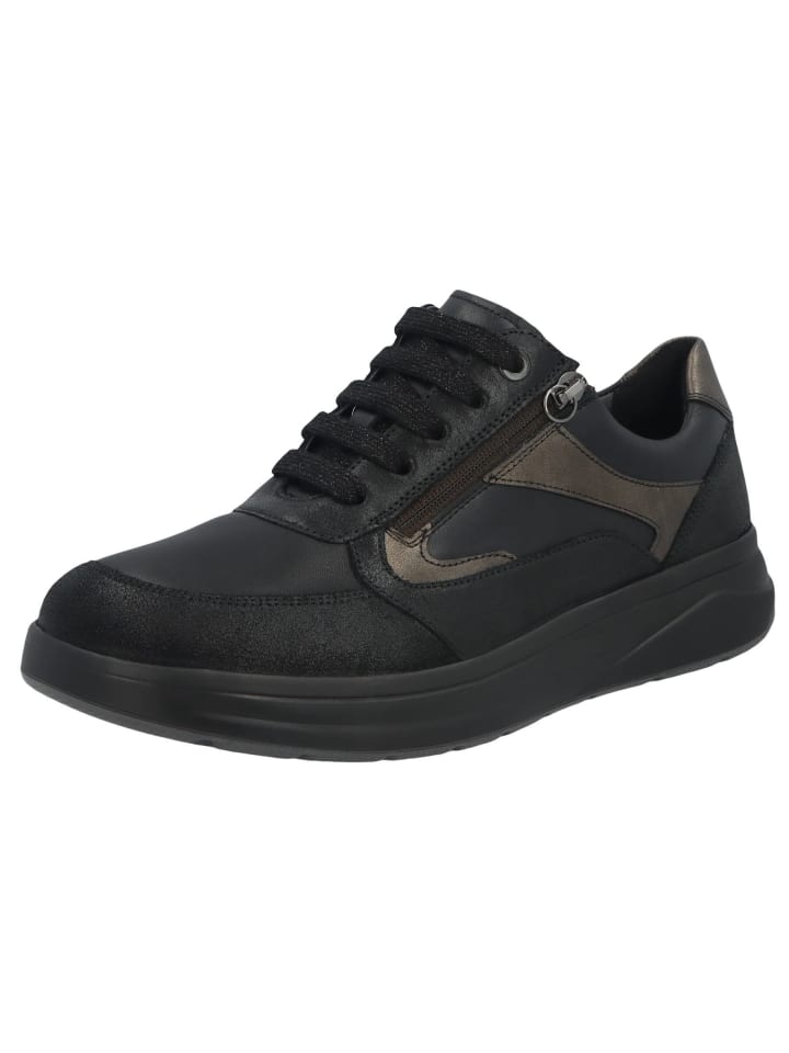 Damen- Schnürschuhe Karima Weite H+K in Schwarz