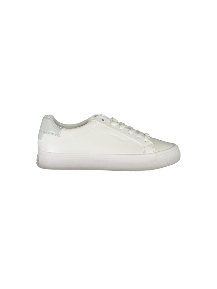 Weiß Leder Damen Sneaker