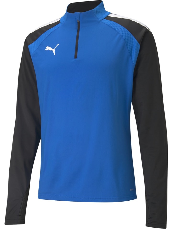Pullover "TeamLIGA 1/4 Zip Top" in Blau