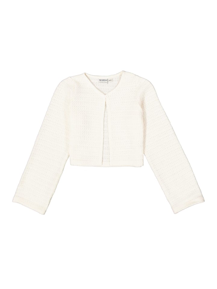 Bolerojacke aus Feinstrick in warm white