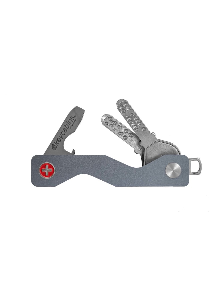 Schlüsselhalter Aluminium S3 in grau