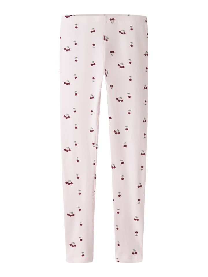 Leggings lang NKFVIVIAN AOP in cradle pink